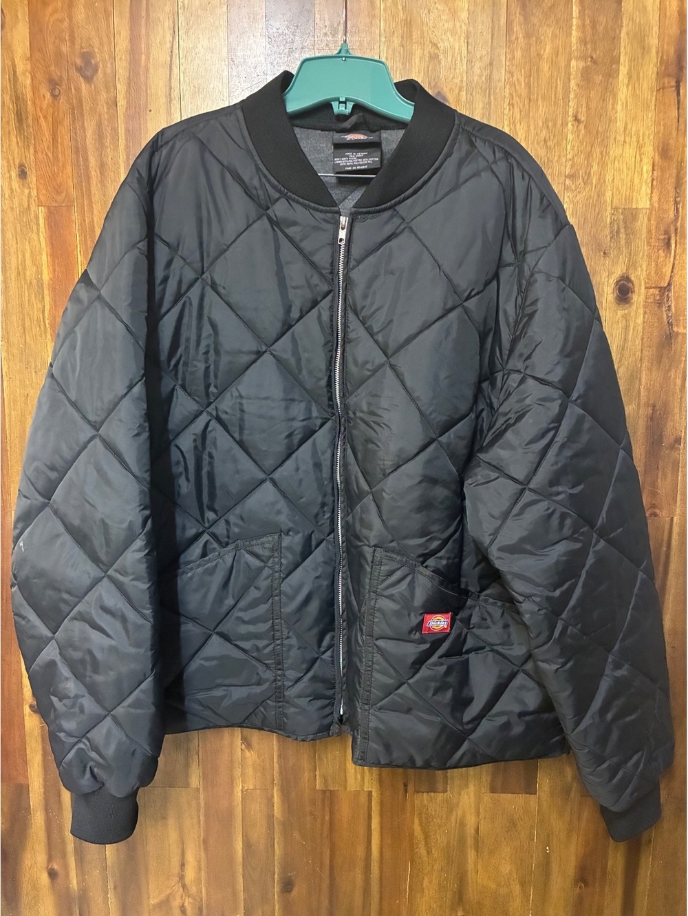 Dickies Black Quilted Liner Jacket XL Workwear Utility Grunge Streetwear